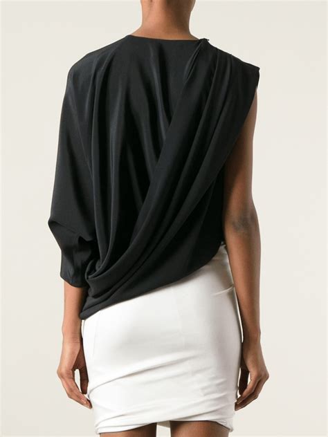 givenchy asymmetrical silk blouse|Givenchy Women's Clothing .